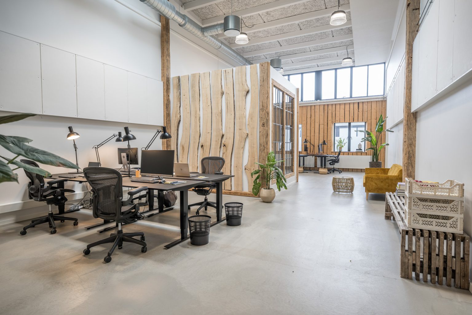 Workspace kontorhotel stort kontorlejemål